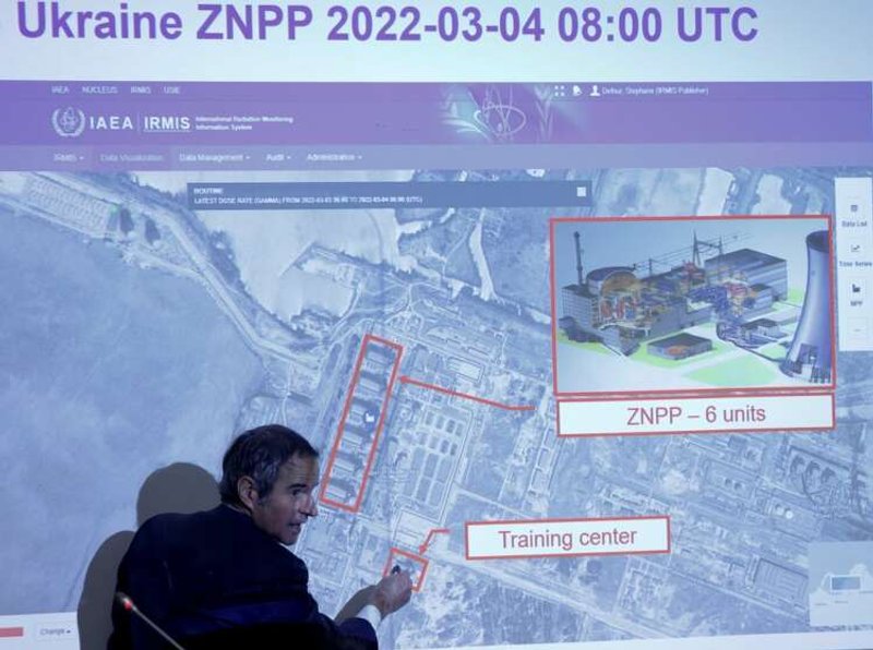 Image for No damage to reactors at Ukraine’s Zaporizhzhia nuclear plant -IAEA chief