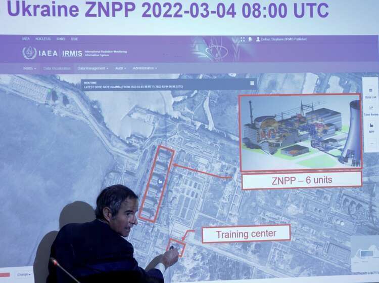 Image for No damage to reactors at Ukraine’s Zaporizhzhia nuclear plant -IAEA chief