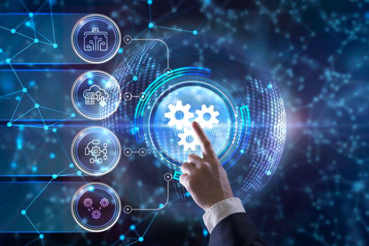 Business automation concept with software technology icons - Global Banking & Finance Review