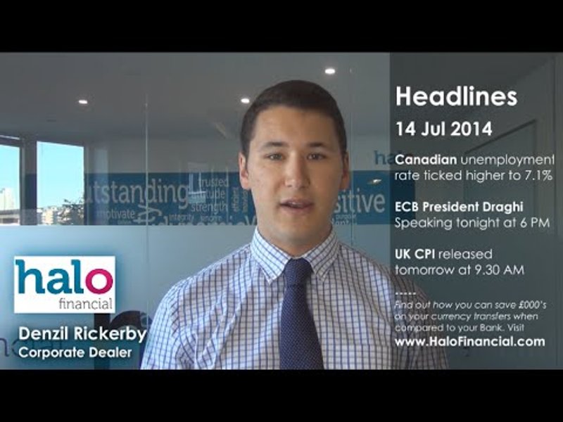 Image for DAILY CURRENCY UPDATE (14 JUL) – STERLING STALLED AFTER MIXED DATA