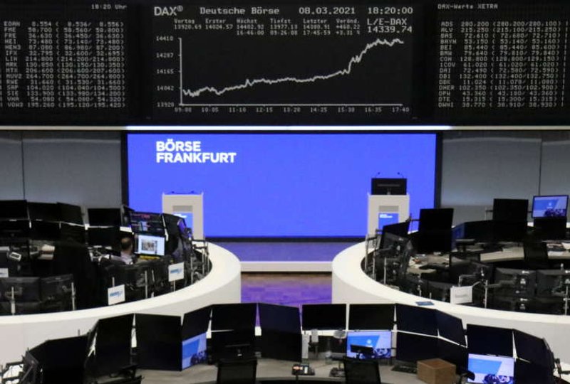 Image for European shares hit new one-year peak ahead of ECB decision