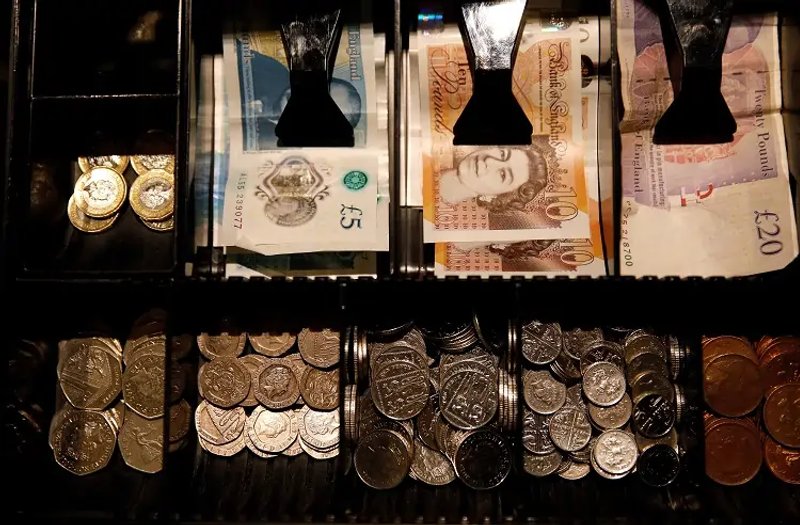 Image for Sterling falls to 6-month low after weak UK retail sales