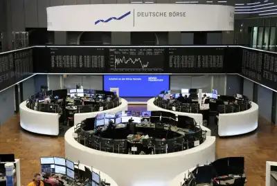 Image for Energy stocks drag European shares lower; Lagarde speech in focus
