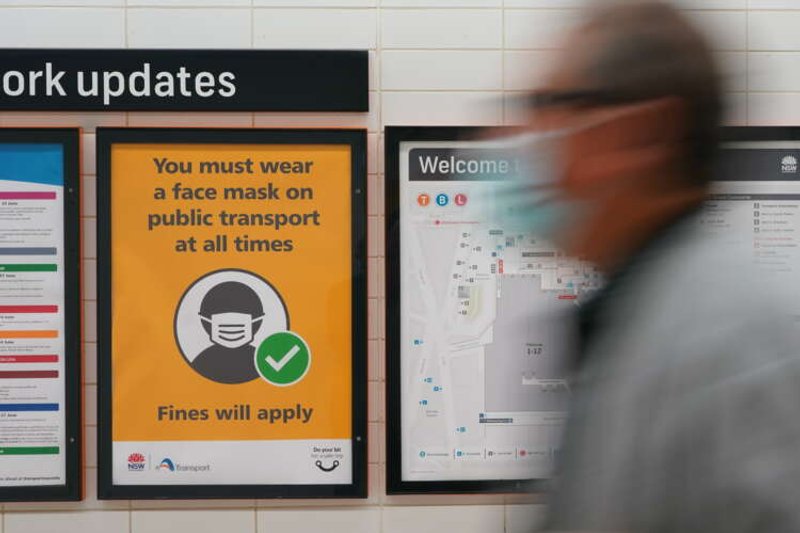 Image for Sydney COVID-19 cases fall as curbs ease in virus hotspots