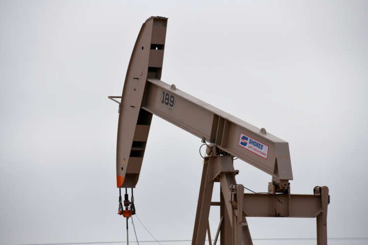 FILE PHOTO: A pump jack operates in the Permian Basin oil and natural gas production area near Odessa