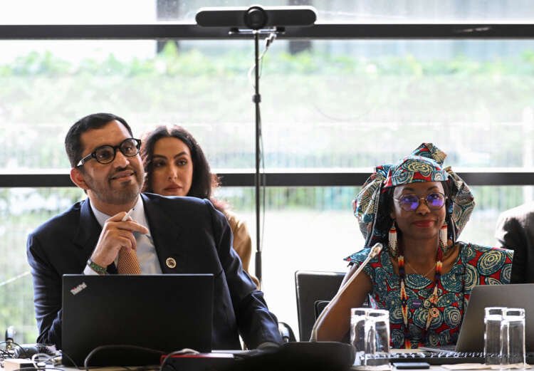 Image for COP28 president says fossil fuels phasedown is inevitable