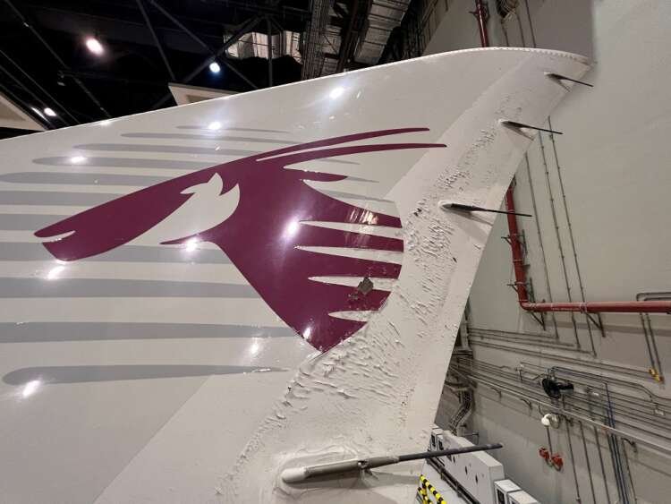 Surface damage on Qatar Airways' Airbus A350, highlighting ongoing dispute with Airbus - Global Banking & Finance Review