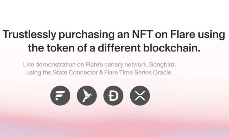 Illustration of NFT purchase on Flare using DOGE and XRP tokens - Global Banking & Finance Review