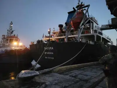Image for Two more grain ships sail from Ukraine as third port opens