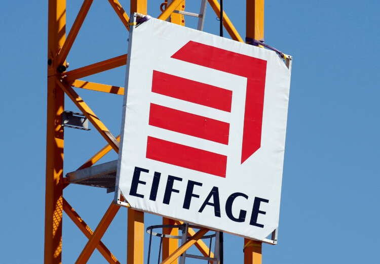 Eiffage logo at construction site showcasing growth in building and concessions - Global Banking & Finance Review