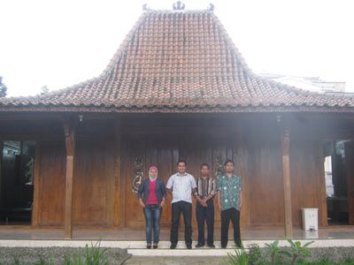 AJA Staff Outside The Joglo