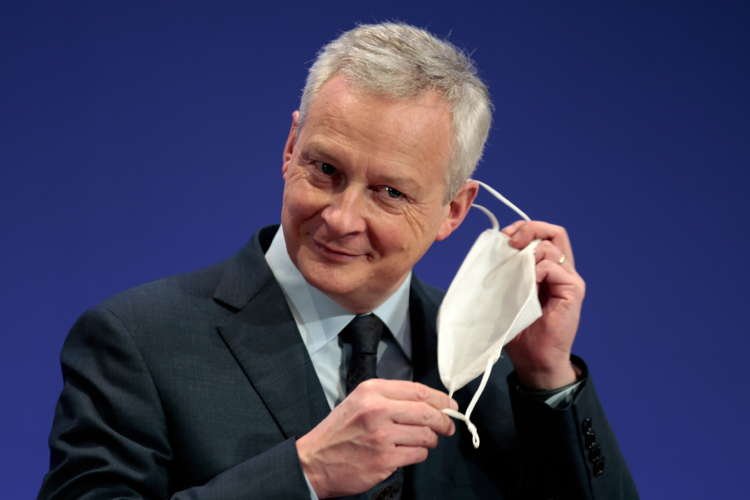 Finance Minister Le Maire sees French economy back to pre-COVID levels by first half 2022