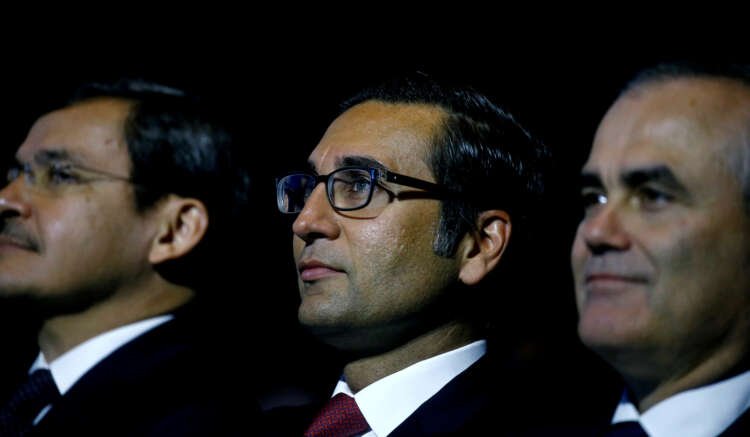 FILE PHOTO: Khan, former CEO International Wealth Management of Swiss bank Credit Suisse attends the company’s annual shareholder meeting in Zurich
