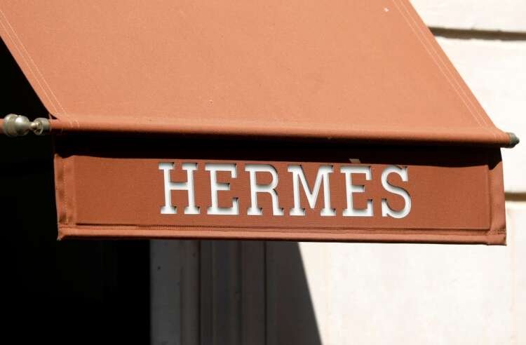 Hermes logo displayed in Paris, symbolizing luxury brand focus on China - Global Banking & Finance Review
