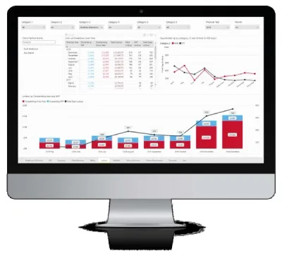 IRIS Analytics screen shot IRIS Analytics screen shot