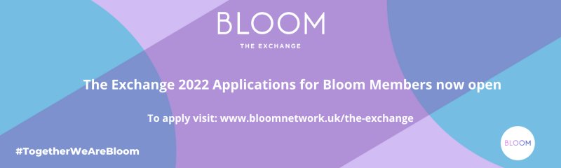 Image for Bloom UK launches fourth annual co-mentoring scheme, The Exchange, for senior and C-suite men and women