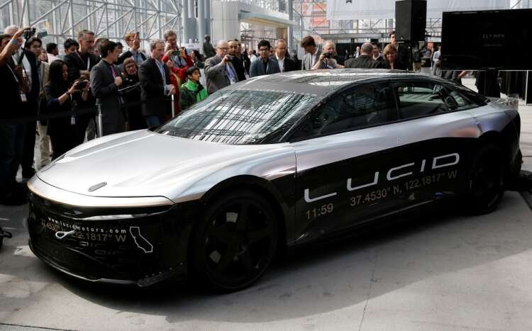 Lucid Air luxury sedan showcased, highlighting EV features - Global Banking & Finance Review