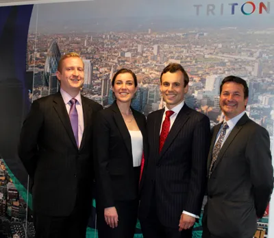 Triton promotions LtoR Steve Oates, Joanne Staphnill, Grant Walker, Kevin Salt.