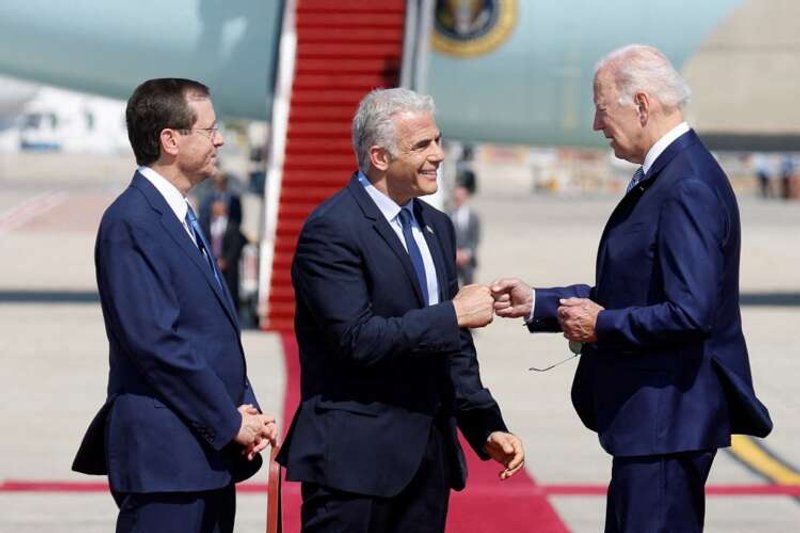 Image for Biden savors Israel ‘homecoming’ as high-wire Saudi leg looms