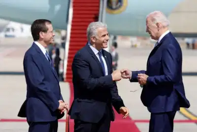 Image for Biden savors Israel ‘homecoming’ as high-wire Saudi leg looms