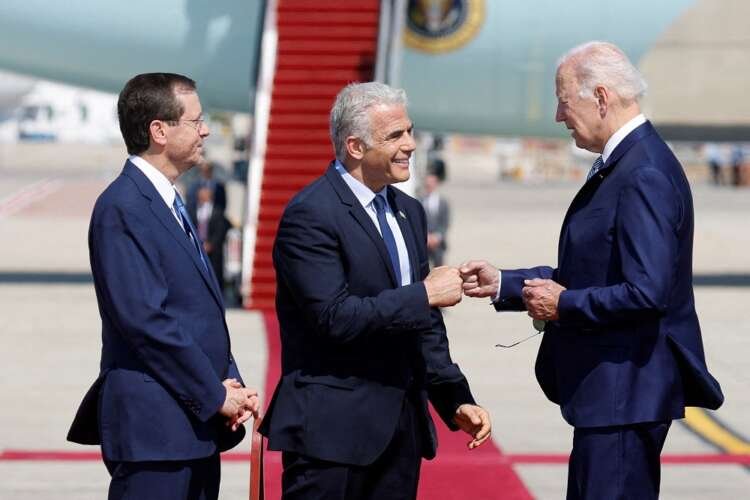 Image for Biden savors Israel ‘homecoming’ as high-wire Saudi leg looms