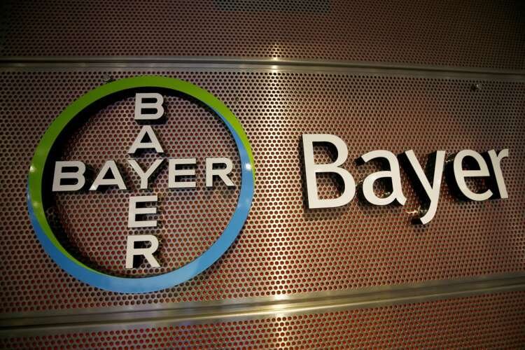 Bayer AG logo at the annual results conference highlighting financial growth - Global Banking & Finance Review