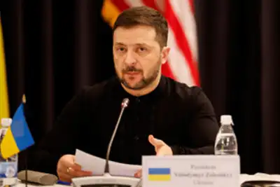 Image for Zelenskiy hails opportunity for a just peace in congratulations to Trump