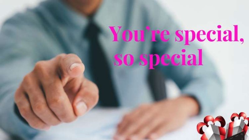 Image for You’re special, so special