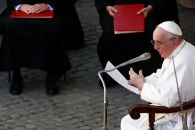 Image for Pope doing well after intestinal surgery, Vatican says