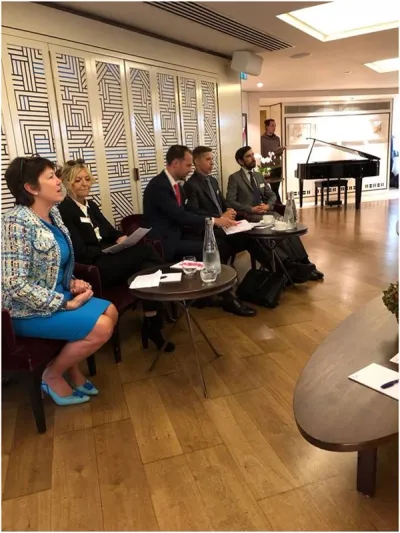 From left to right: Georgina Squire (Rosling King), Sarah Keeling (Berkeley Research Group), Colin Diss (Grant Thornton), Euan Palmer (Rosling King) and Peter de Verneuil Smith (3VB Chambers) From left to right: Georgina Squire (Rosling King), Sarah Keeling (Berkeley Research Group), Colin Diss (Grant Thornton), Euan Palmer (Rosling King) and Peter de Verneuil Smith (3VB Chambers)