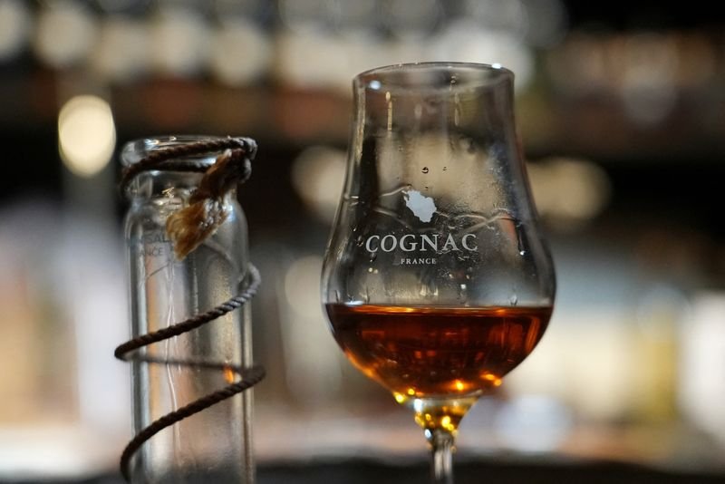 French cognac bottles representing declining exports to China - Global Banking & Finance Review