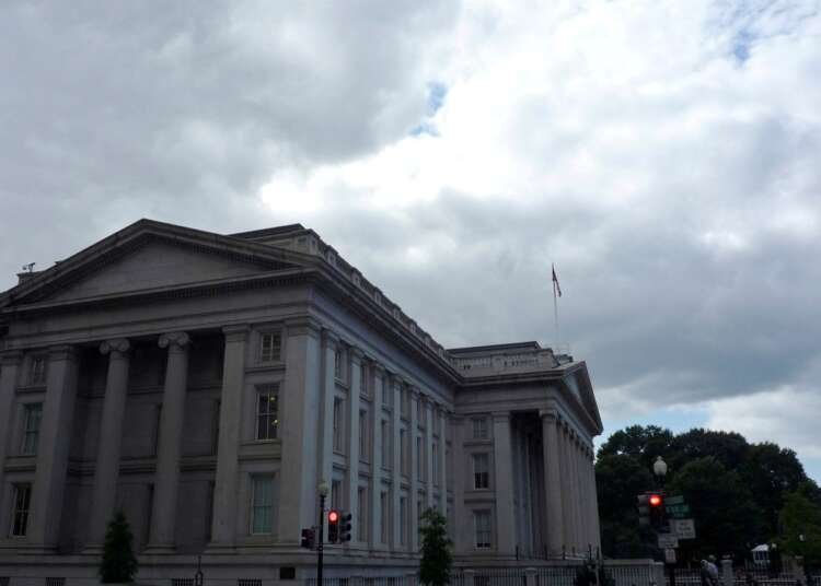 U.S. Treasury building in Washington, symbolizing new sanctions on Russian banks and crypto firms - Global Banking & Finance Review