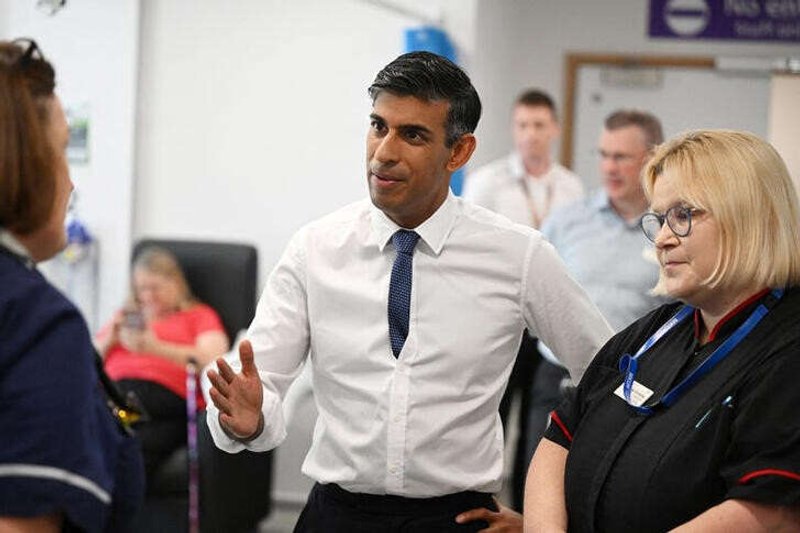 Image for British PM Sunak says he has failed on key healthcare pledge
