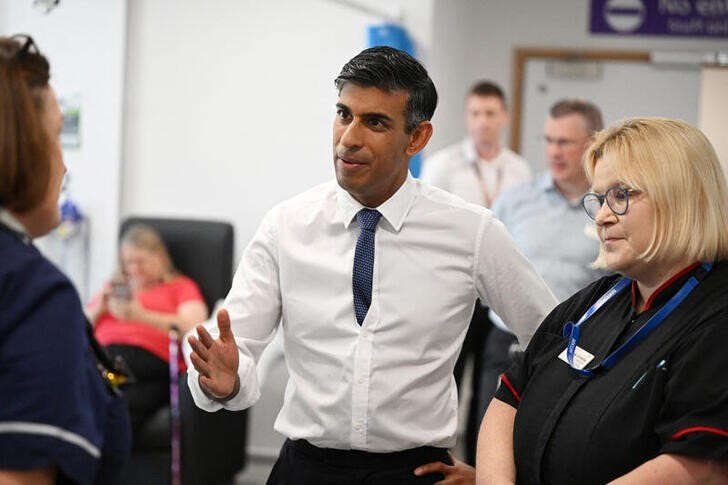 British Prime Minister Rishi Sunak discussing healthcare issues amid NHS waiting list crisis - Global Banking & Finance Review