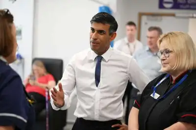 Image for British PM Sunak says he has failed on key healthcare pledge