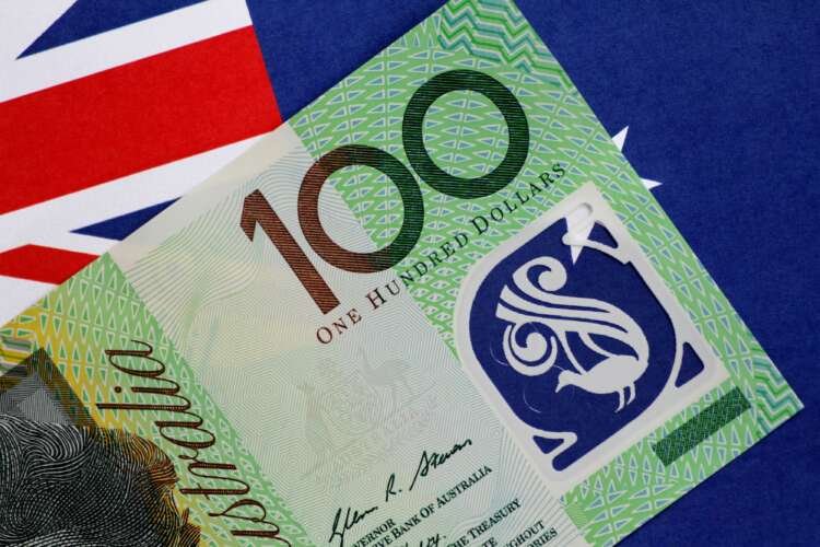 FILE PHOTO: Illustration photo of an Australia dollar note