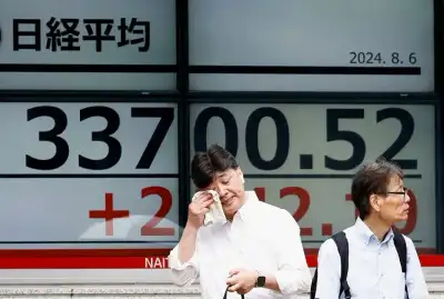 Image for Asia shares hesitate and dollar dips; oil gains