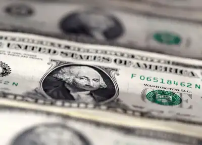 Image for Dollar gains for fourth week as investors grow jittery