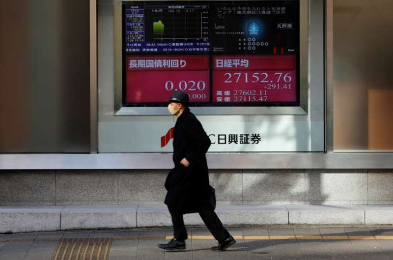 Image for Asia shares undone by Wall Street swoon, short seller squeeze