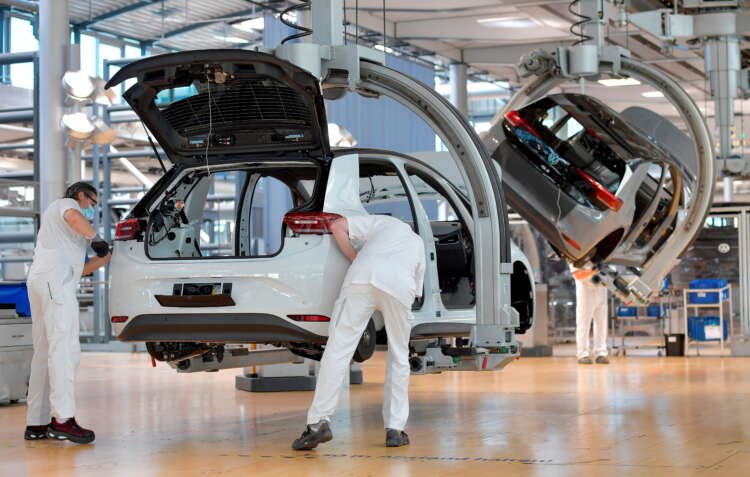 Electric car production at Volkswagen in Germany, reflecting Europe's automotive transition - Global Banking & Finance Review