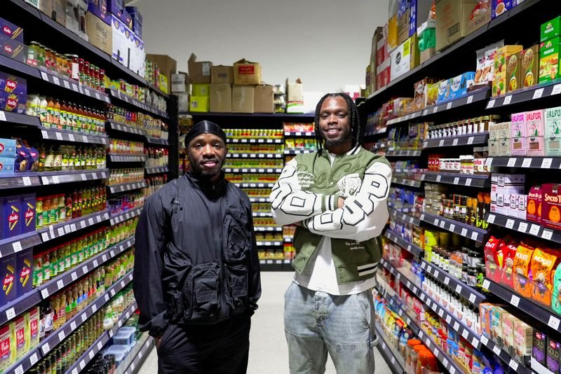 Image for UK rappers open new supermarket to help their community 'feel seen'