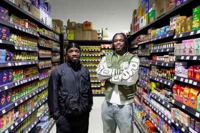 Image for UK rappers open new supermarket to help their community 'feel seen'
