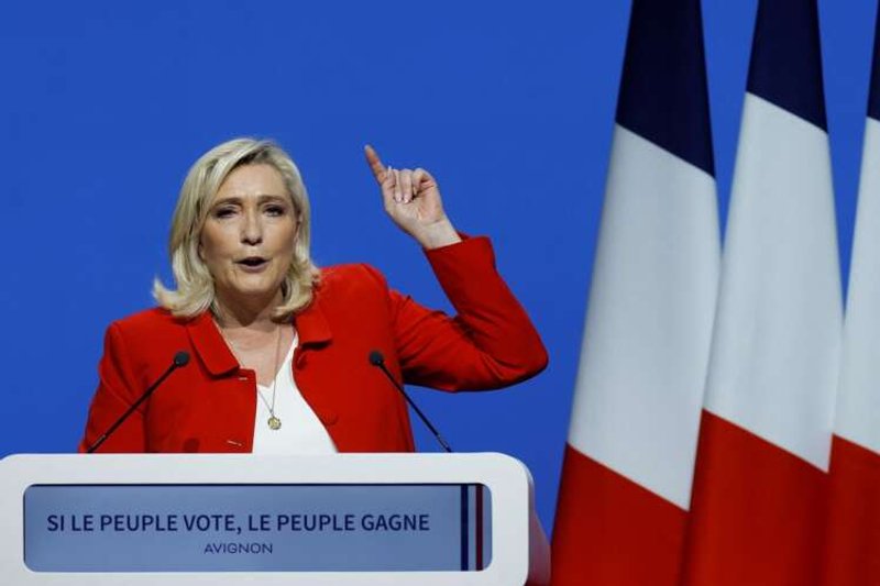 Image for Victory has never been closer, Le Pen tells enthusiastic supporters