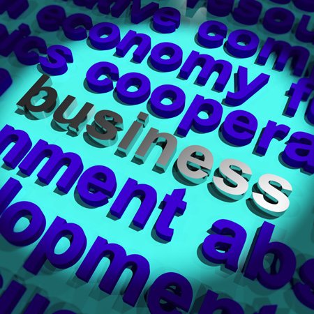 Business concept featuring the word 'business' in metal, symbolizing e-commerce solutions - Global Banking & Finance Review