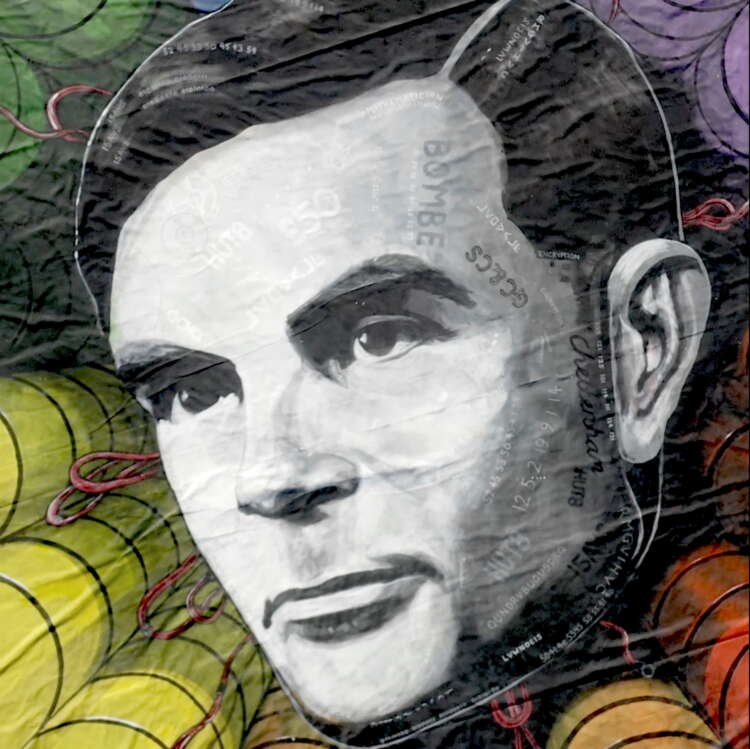 Image for Britain’s spy agency honours codebreaker Turing in giant artwork