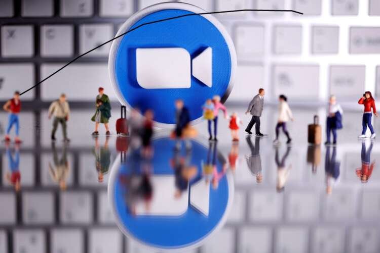 3D printed Zoom logo symbolizing the decline of Zoom shares post-pandemic - Global Banking & Finance Review