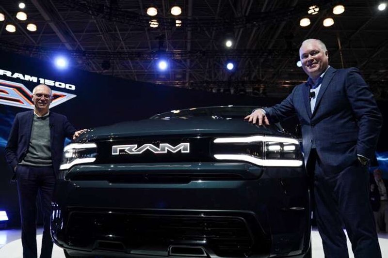 Image for Stellantis unveils Ram EV pickup, to debut late in 2024, at New York auto show