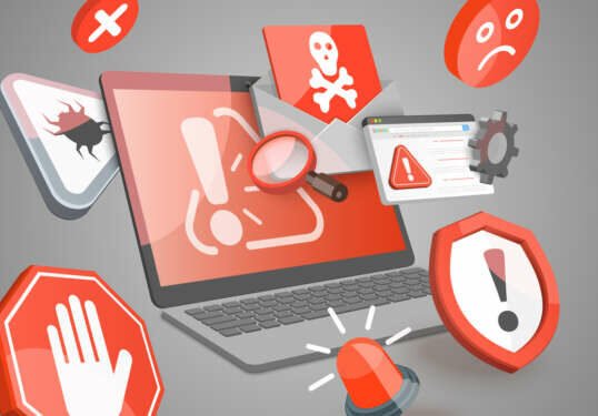 3D vector illustration depicting a cyber attack alert related to website outages - Global Banking & Finance Review