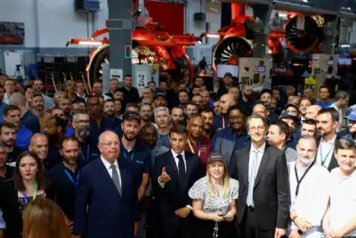 Image for France’s Macron vows to boost sustainable aviation fuel production