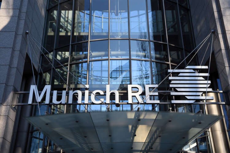 Munich Re headquarters logo representing financial resilience amid profit rise - Global Banking & Finance Review
